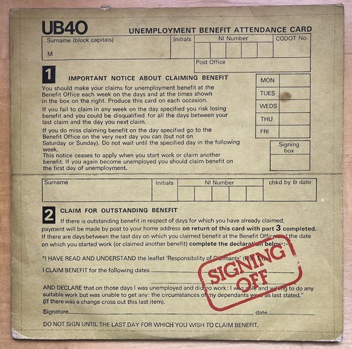 Ub40 signing off 1980 graduate - ub40,