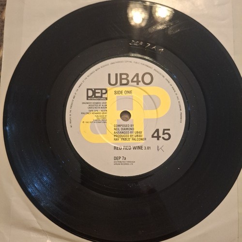 Ub40 red wine 45 - "red, wine"
