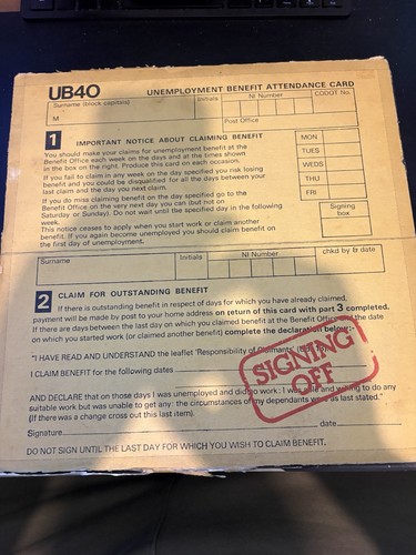 Ub40 signing off 1980 vinyl - off,