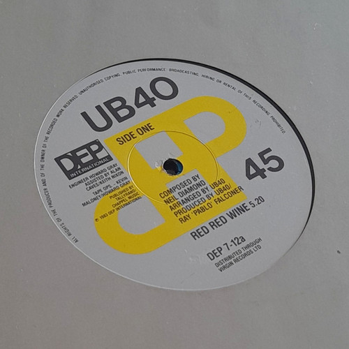 Ub40 red - wine, black