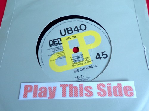 Ub40 red wine vinyl - ub40,