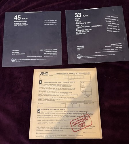 Ub40 signing off vinyl record - ub40,