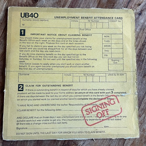 Ub40 signing off - ub40,