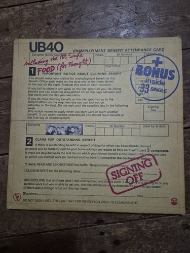 Ub40 signing off - 1980, uk