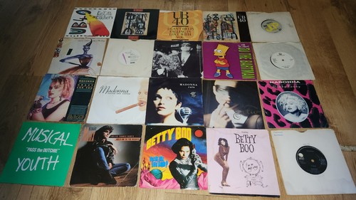 Lot vinyl singles - lot, ub40