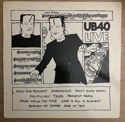 Ub40 live rare vinyl lp - vinyl,