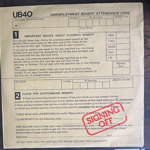 Ub40 signing off album - signing, 33