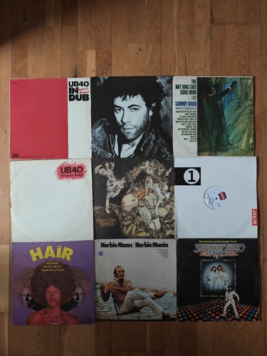 Job lot vinyl records - 16,