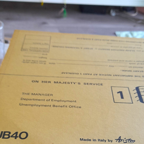 Ub40 signing off black - off, 12"
