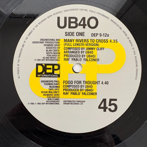 1983 single many - 1983, 12"