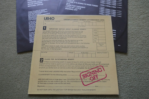 Ub40 signing off - signing, 2lp